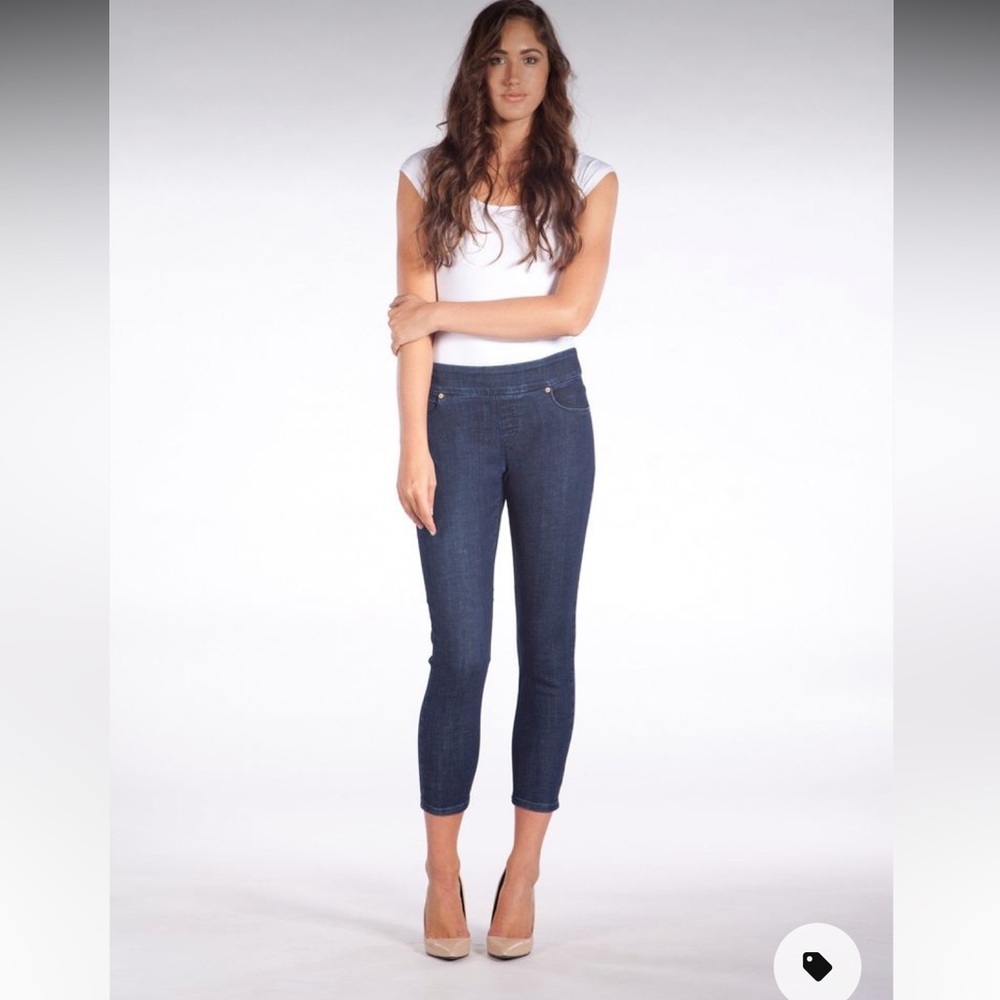 • Yoga Jeans • 1494 Women’s High Waisted Ankle Pull On Jeans Indigo Blue 26